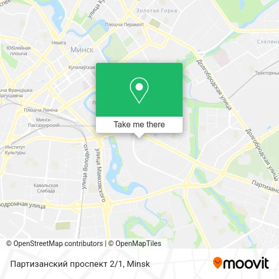 Партизанский проспект 2/1 map