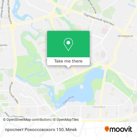 проспект Рокоссовского 150 map