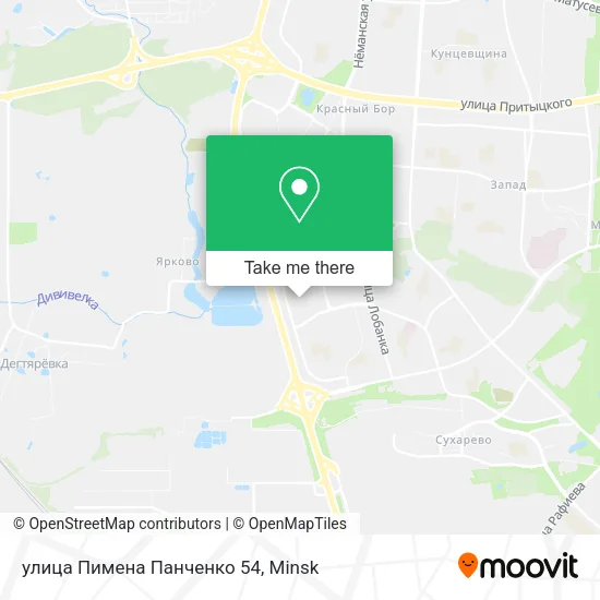улица Пимена Панченко 54 map