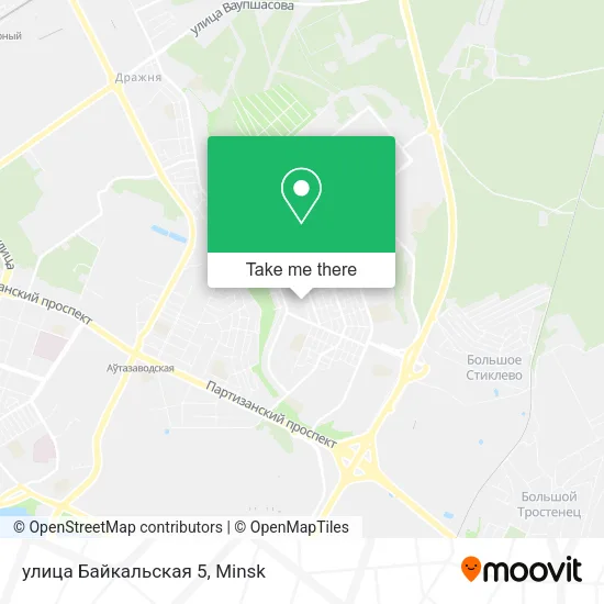 улица Байкальская 5 map
