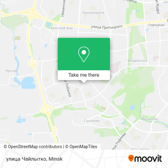 улица Чайлытко map