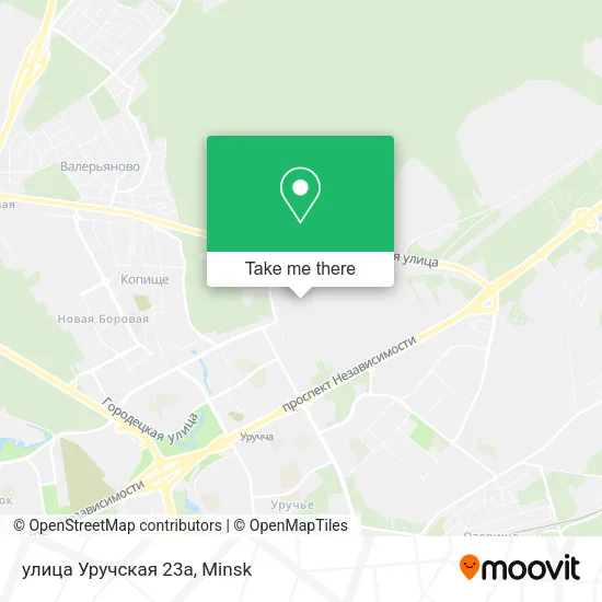 улица Уручская 23а map