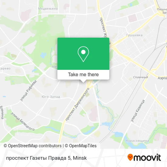 проспект Газеты Правда 5 map