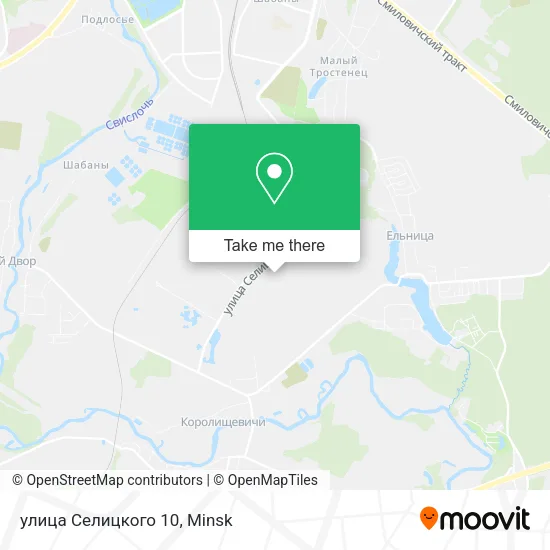 улица Селицкого 10 map