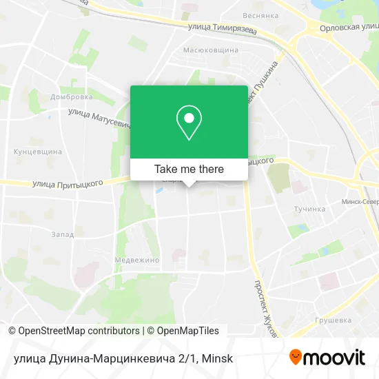 улица Дунина-Марцинкевича 2/1 map