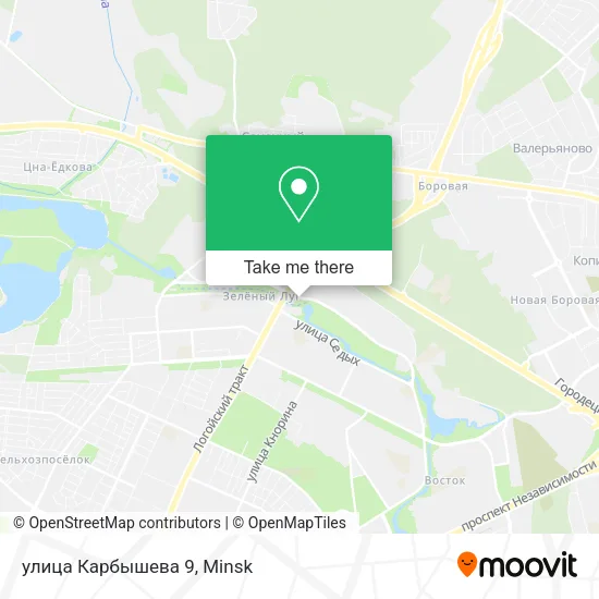 улица Карбышева 9 map