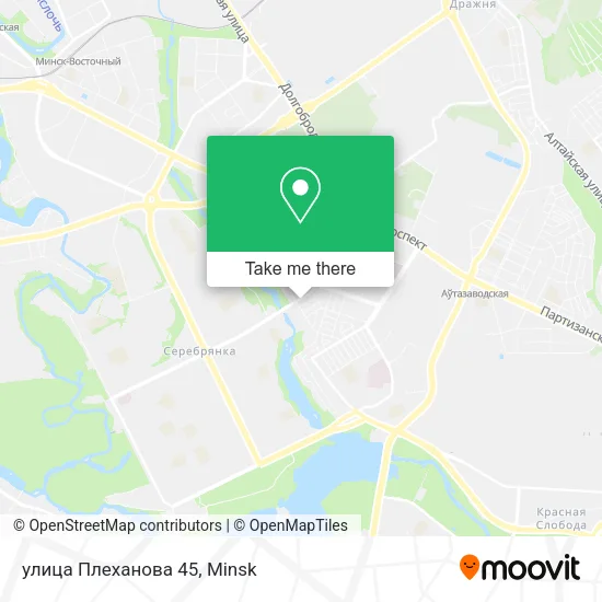улица Плеханова 45 map