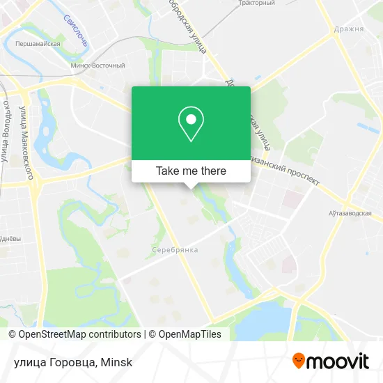 улица Горовца map