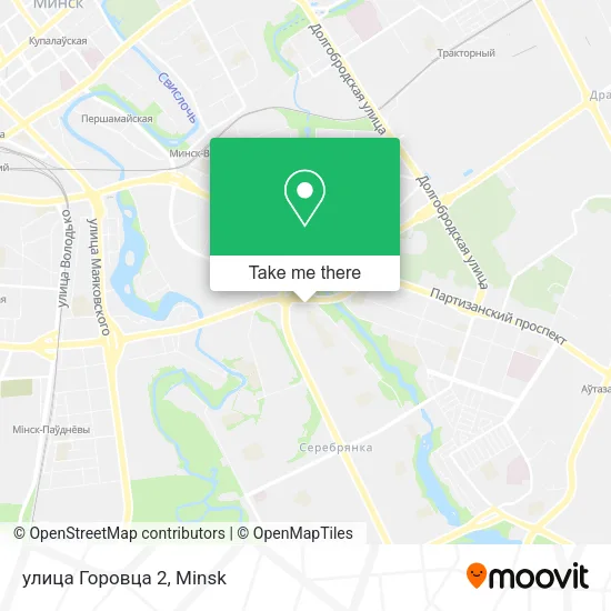 улица Горовца 2 map