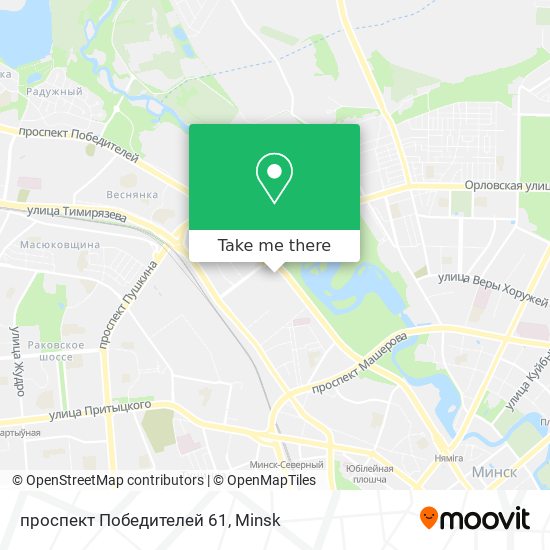 проспект Победителей 61 map