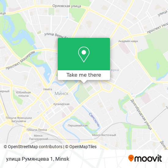 улица Румянцева 1 map