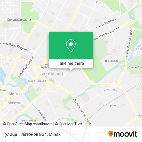улица Платонова 34 map
