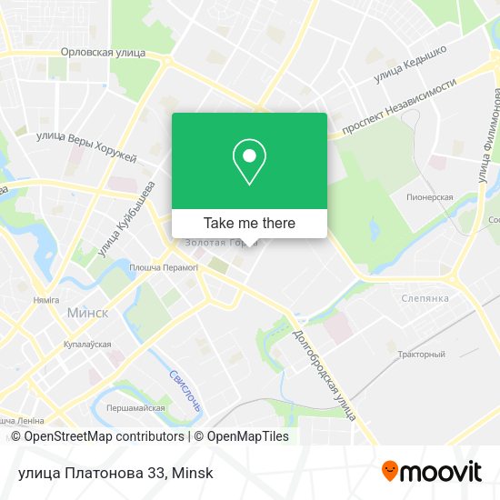 улица Платонова 33 map