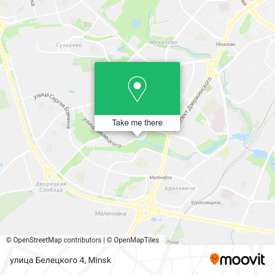 улица Белецкого 4 map