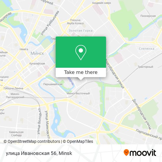улица Ивановская 56 map