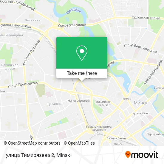 улица Тимирязева 2 map