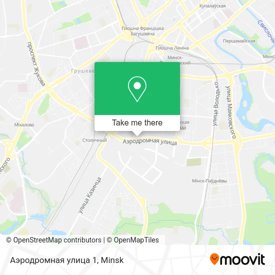 Аэродромная улица 1 map