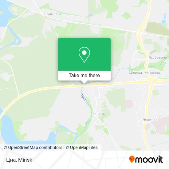 Цна map
