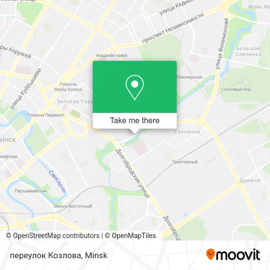 переулок Козлова map