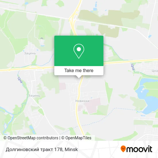 Долгиновский тракт 178 map