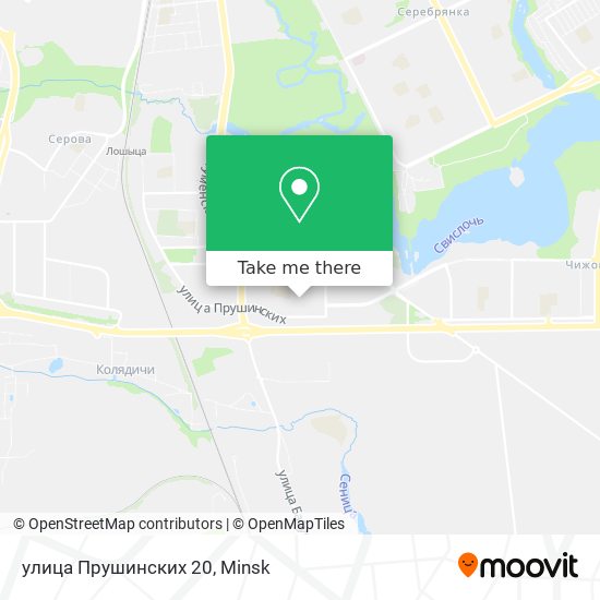 улица Прушинских 20 map