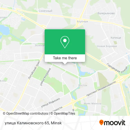 улица Калиновского 65 map