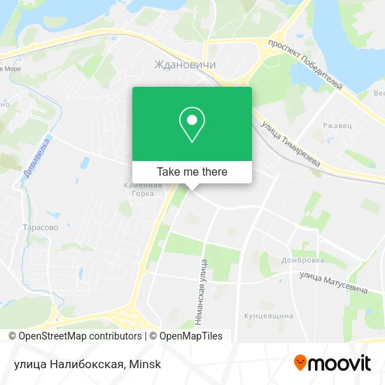 улица Налибокская map