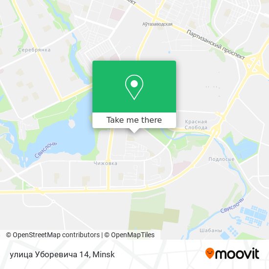 улица Уборевича 14 map