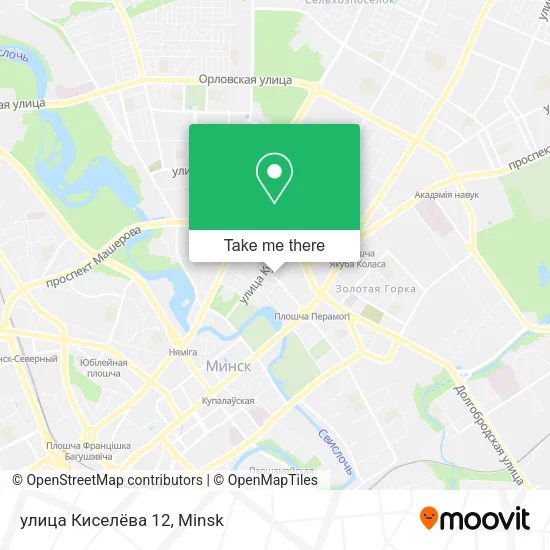 улица Киселёва 12 map