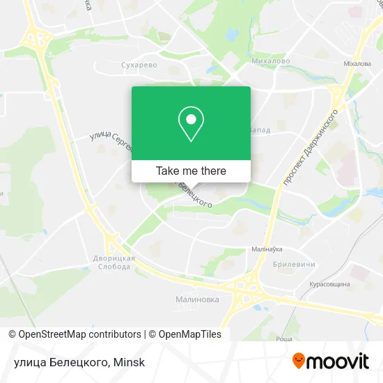 улица Белецкого map