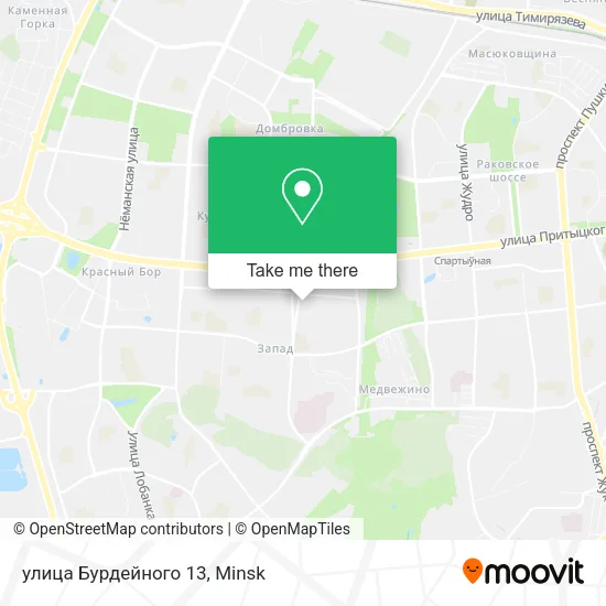 улица Бурдейного 13 map