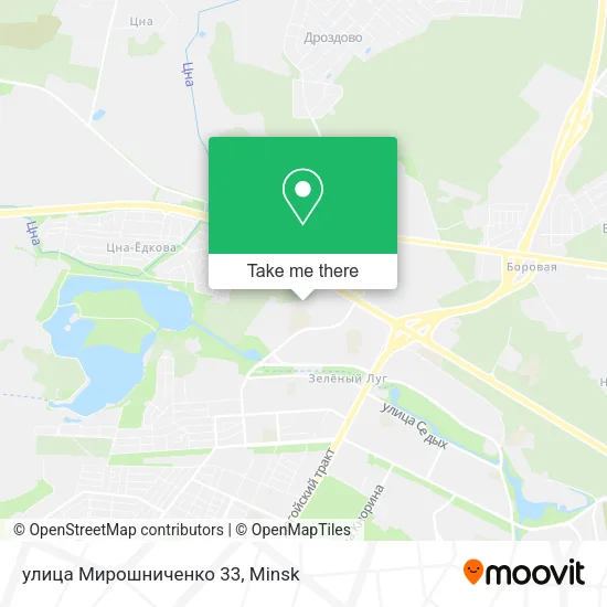 улица Мирошниченко 33 map