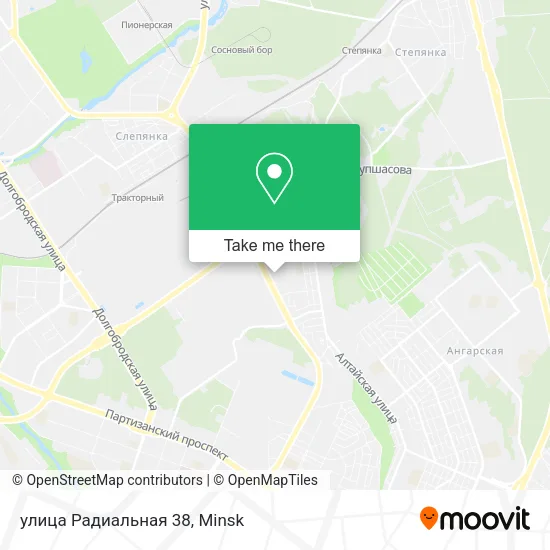 улица Радиальная 38 map