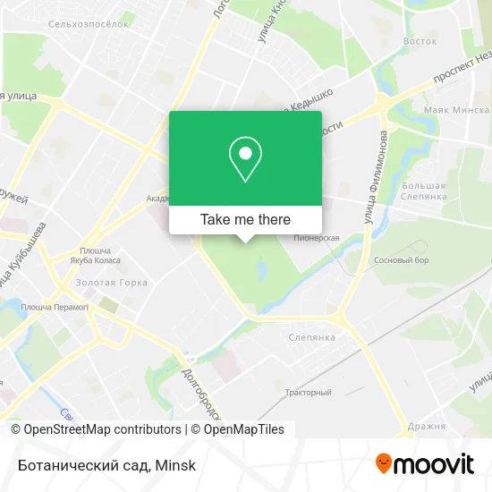 Ботанический сад map