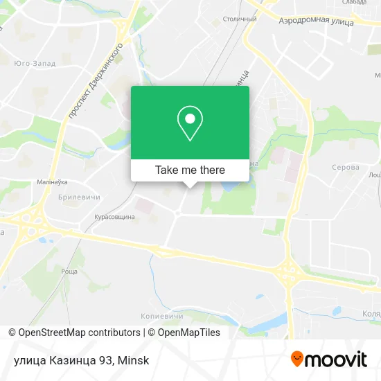 улица Казинца 93 map