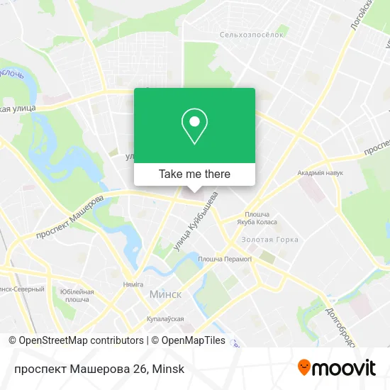 проспект Машерова 26 map