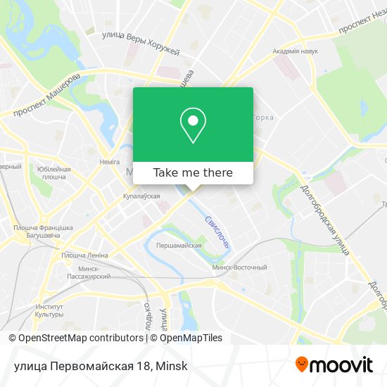 улица Первомайская 18 map