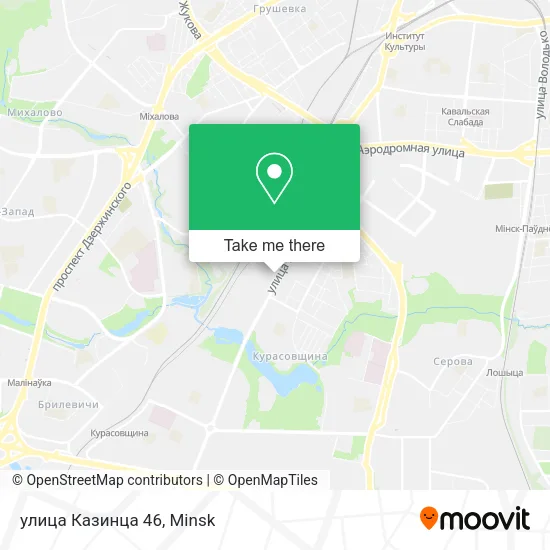 улица Казинца 46 map