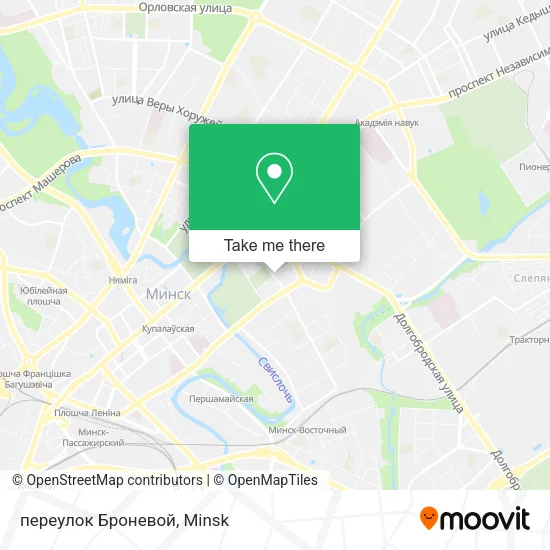 переулок Броневой map