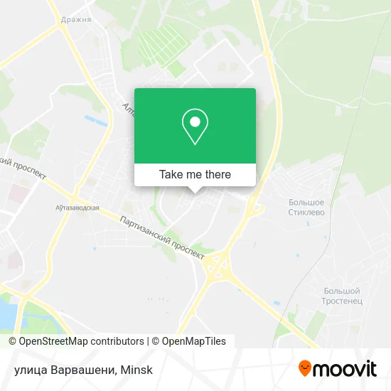 улица Варвашени map