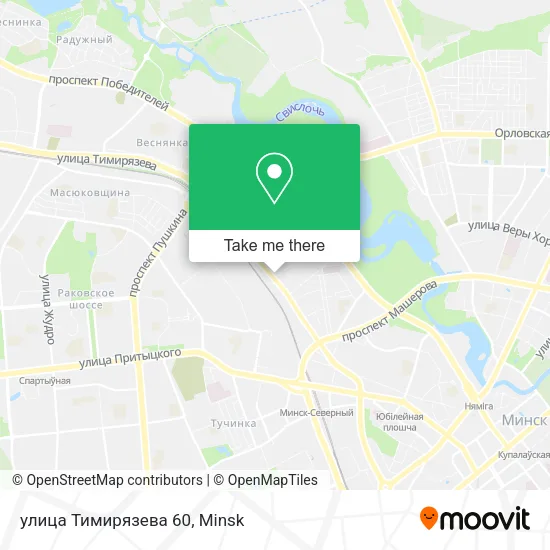 улица Тимирязева 60 map