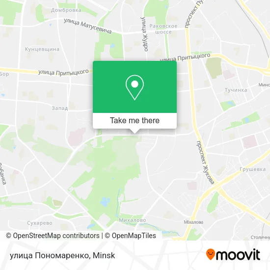 улица Пономаренко map