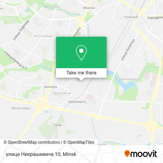 улица Некрашевича 10 map