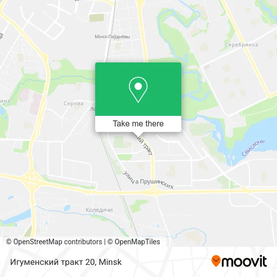 Игуменский тракт 20 map