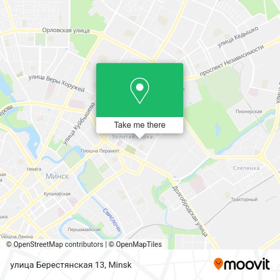 улица Берестянская 13 map