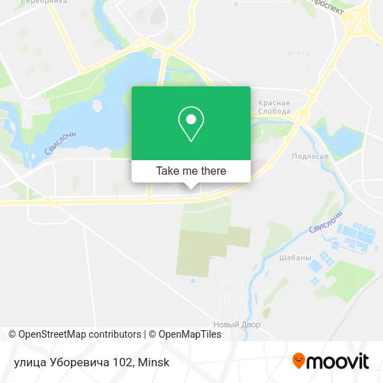 улица Уборевича 102 map
