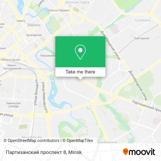 Партизанский проспект 8 map