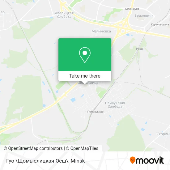 Гуо \Щомыслицкая Осш\ map