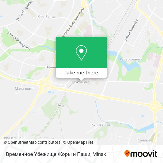 Временное Убежище Жоры и Паши map