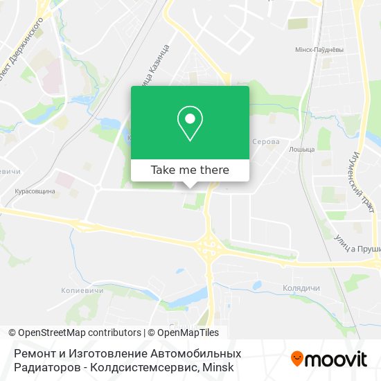 Ремонт и Изготовление Автомобильных Радиаторов - Колдсистемсервис map